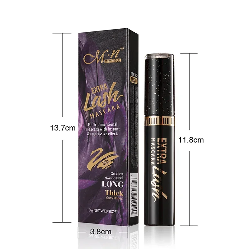 1 Stuks/Verkopen Mode 4d Mascara Waterdichte Mascara Make-Up Wimpers Dikke Curling 4d Zijden Vezel Mascara Professionele Cosmetica