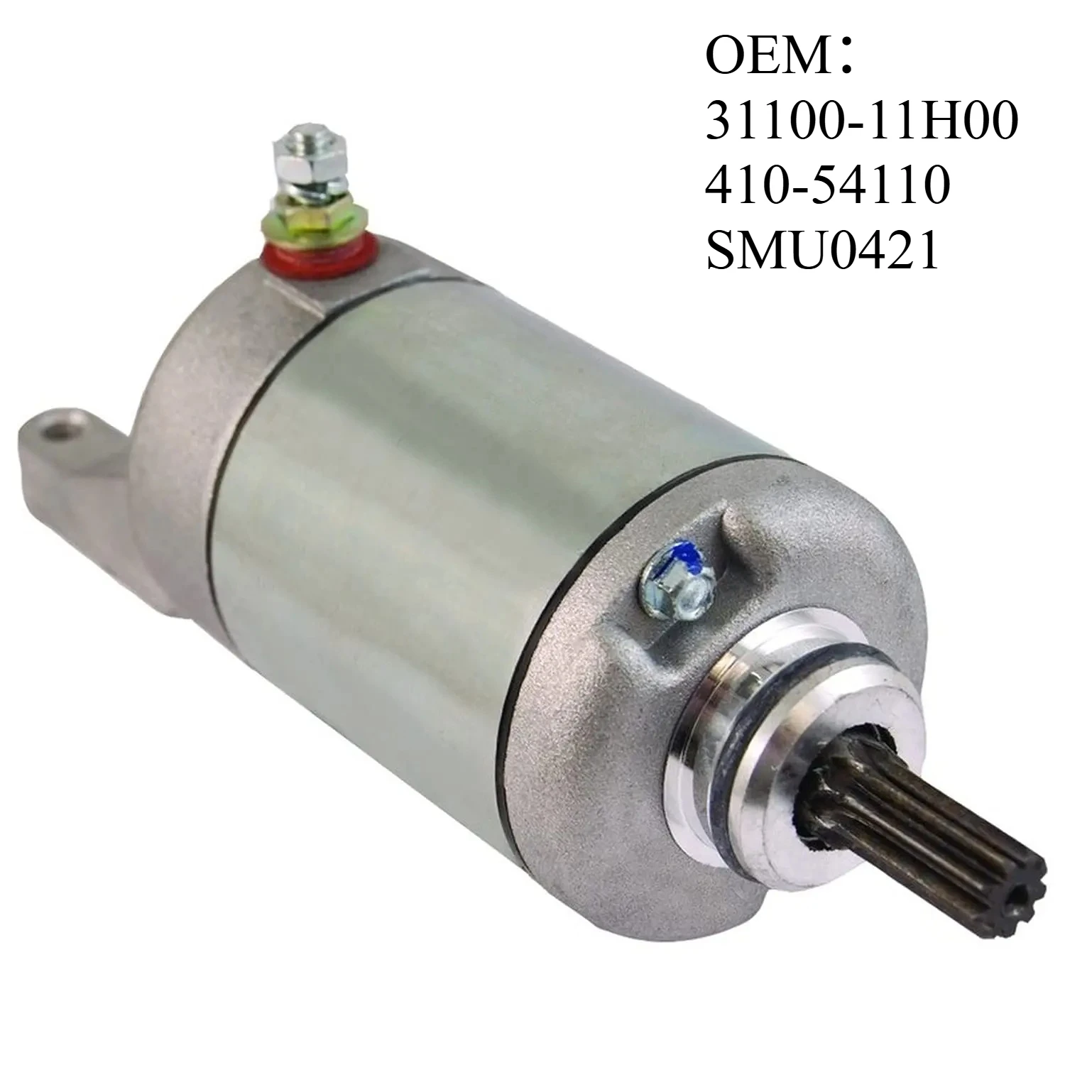 

Starter Replacement For 2007-2014 Suzuki Kingquad 450 LT-A450X 450X LT-A500 31100-11H00 3110011H00 SMU0421 41054110