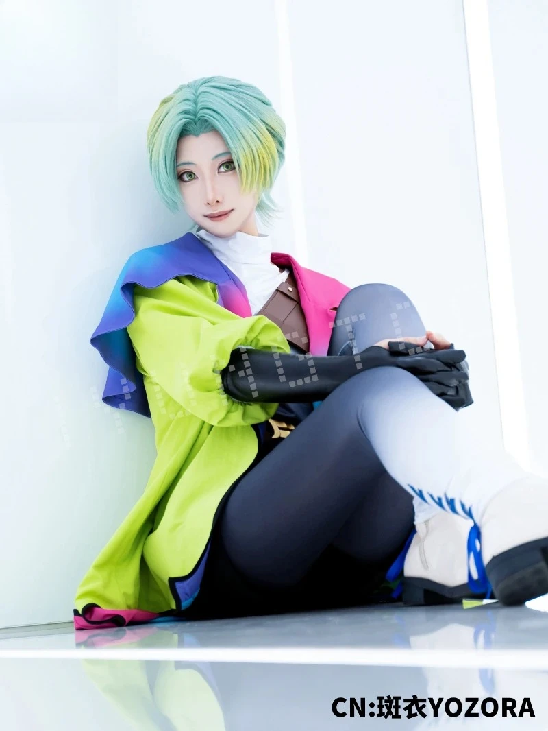 GNOSIA Yuri Cosplay Costume Men women new fashionable jackets vests shorts socks props Halloween carnival Yuri uniforms HCos view 5