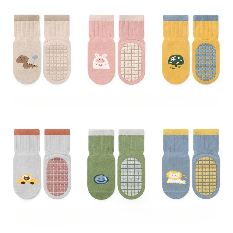 0-5Years Newborn Socks Comfortable Non-slip Animal Pattern Socks Baby Socks Delicate Cute Girl Boy Children Long Socks