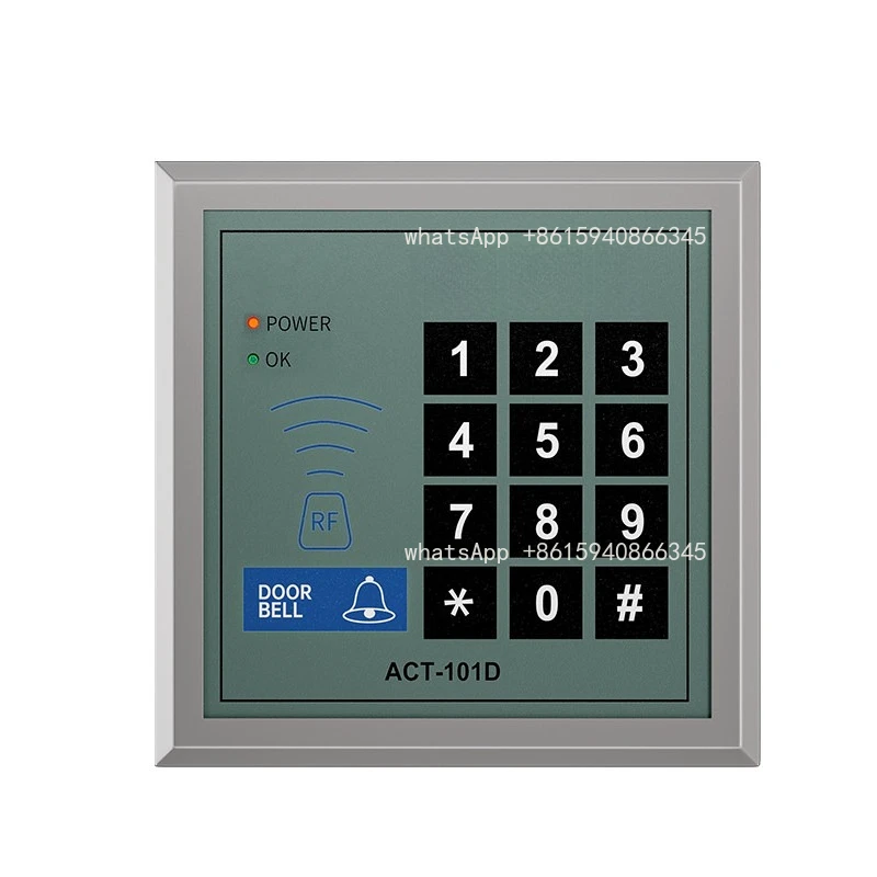 Door Access Control System IC/ID Card Password Keypad Entry Controller for Glass/Wooden/Metal Doors