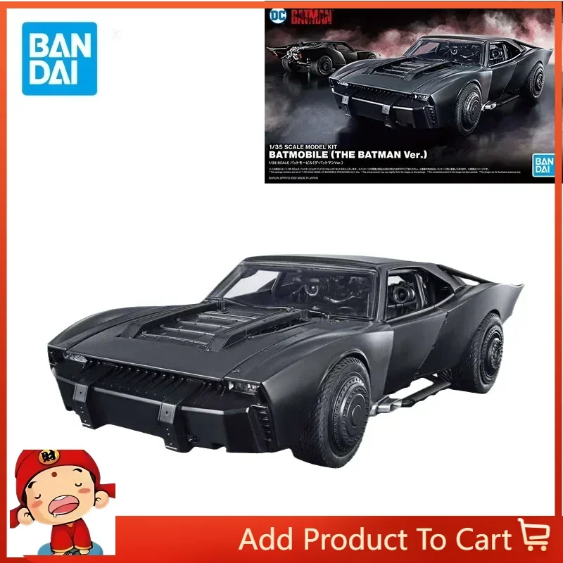 

Bandai Original Anime Figure 1/35r Assembly THE BATMAN VER. Action Figure Toys for Kids Gift Collectible Model Ornaments