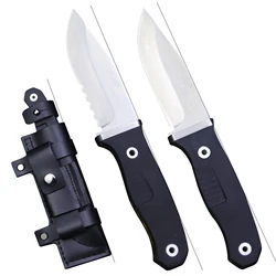 USA B- Outdoor Survival Knife + Knife sheath, Jungle Adventure Hunting knife, hiking, traveling, fishing, camping EDC knife