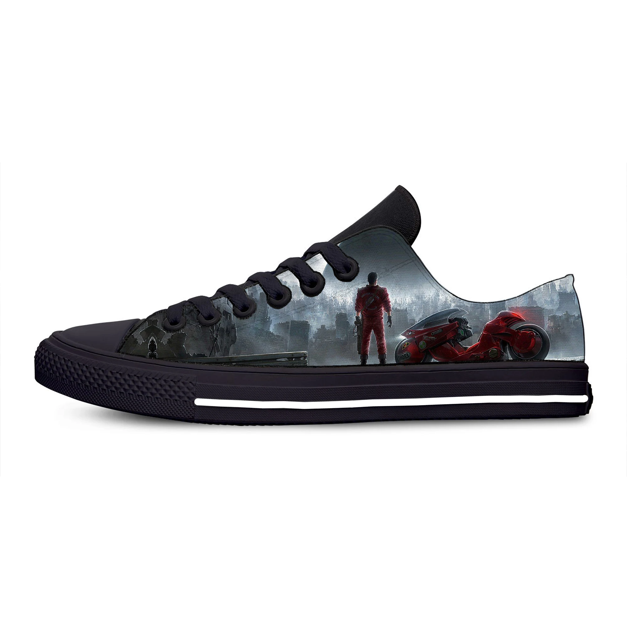 

Japanese Anime Akira Synthwave Fashion Hot Funny Cool Casual Shoes Low Top Lightweight Board Shoes Breathable Men Women Sneakers