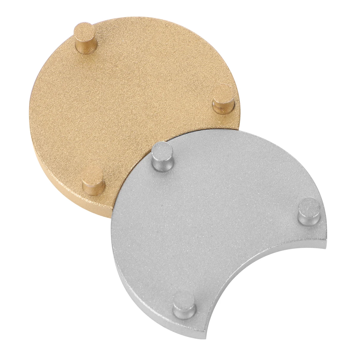 

2pcs Stainless Steel Chopstick Rest Crescent Moon Shape Dishware For Home Hotel Restaurant Silver Golden Color Tableware