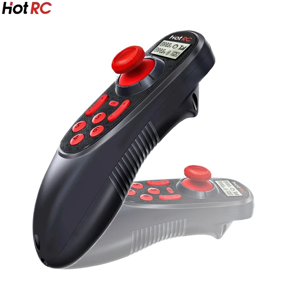 HOTRC DS600 DS-600 2.4GHz Radio System Transmitter 6CH  with F-06A 6Channel Receiver for RC Boat Remote Control System
