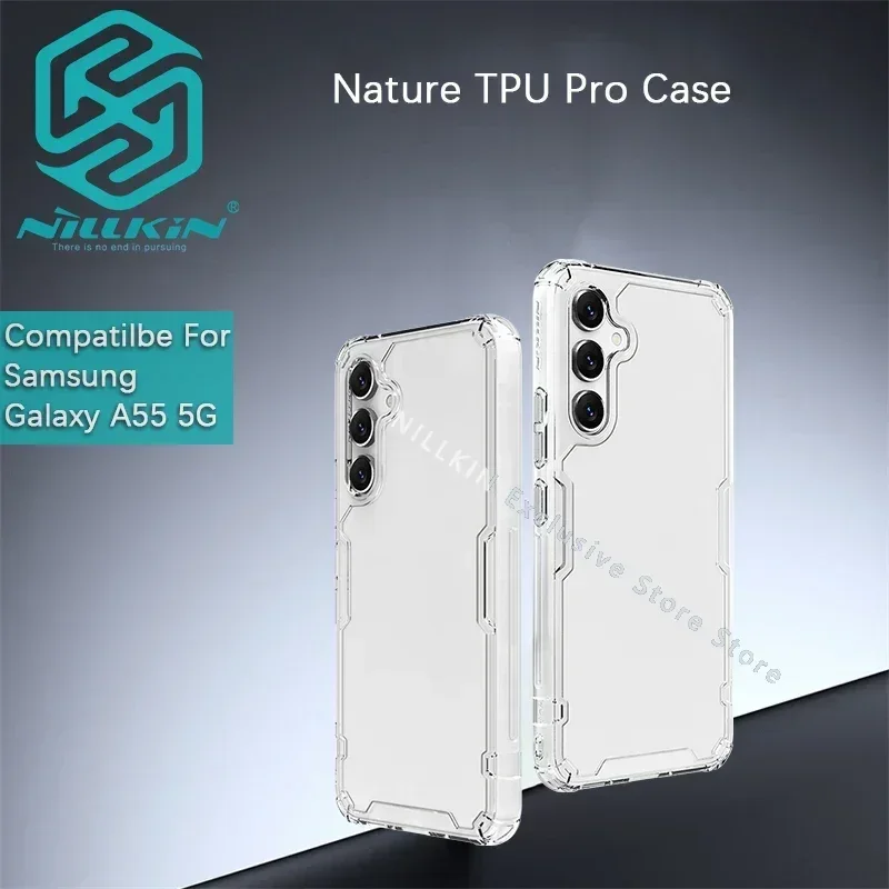 Чехол Nillkin для Samsung Galaxy A55 A56 5G Nature TPU Pro, ударопрочный защитный чехол с TPU-окантовкой