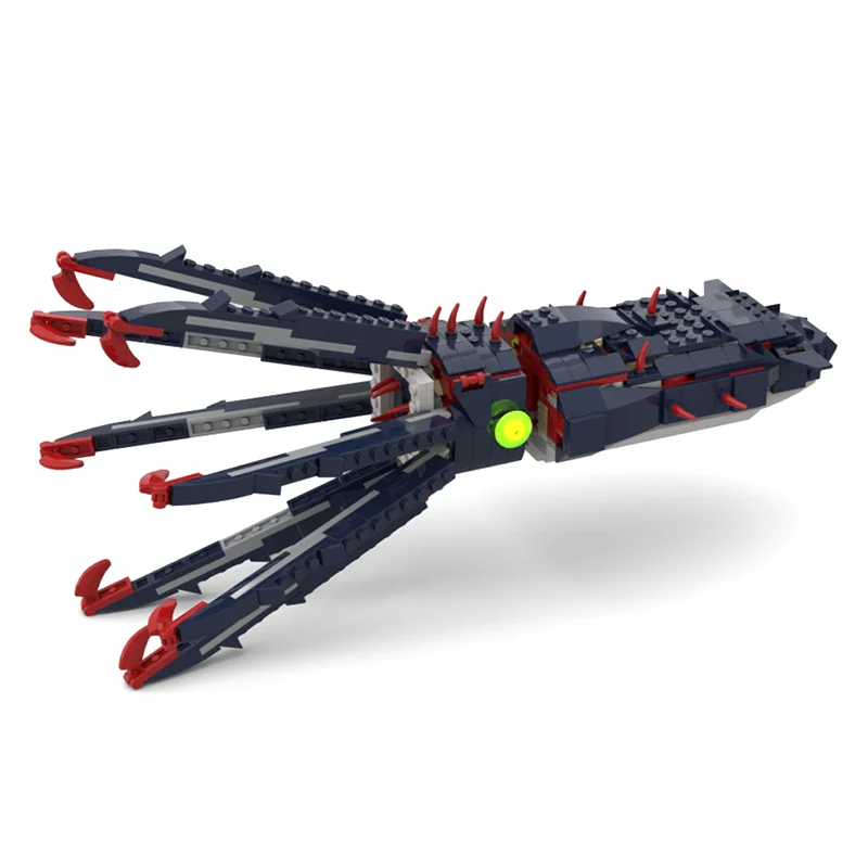 New 558Pcs Popular Animal Series Moc Giant Kraken Model Building Blocks Diy Creative Ideas Bricks Toys Christmas Birthday Gift