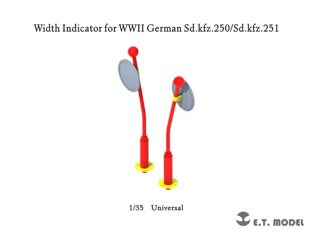 ET MODEL P35-321 1/35 resin WWII German Sd.kfz.250/Sd.kfz.251 Width Indicator