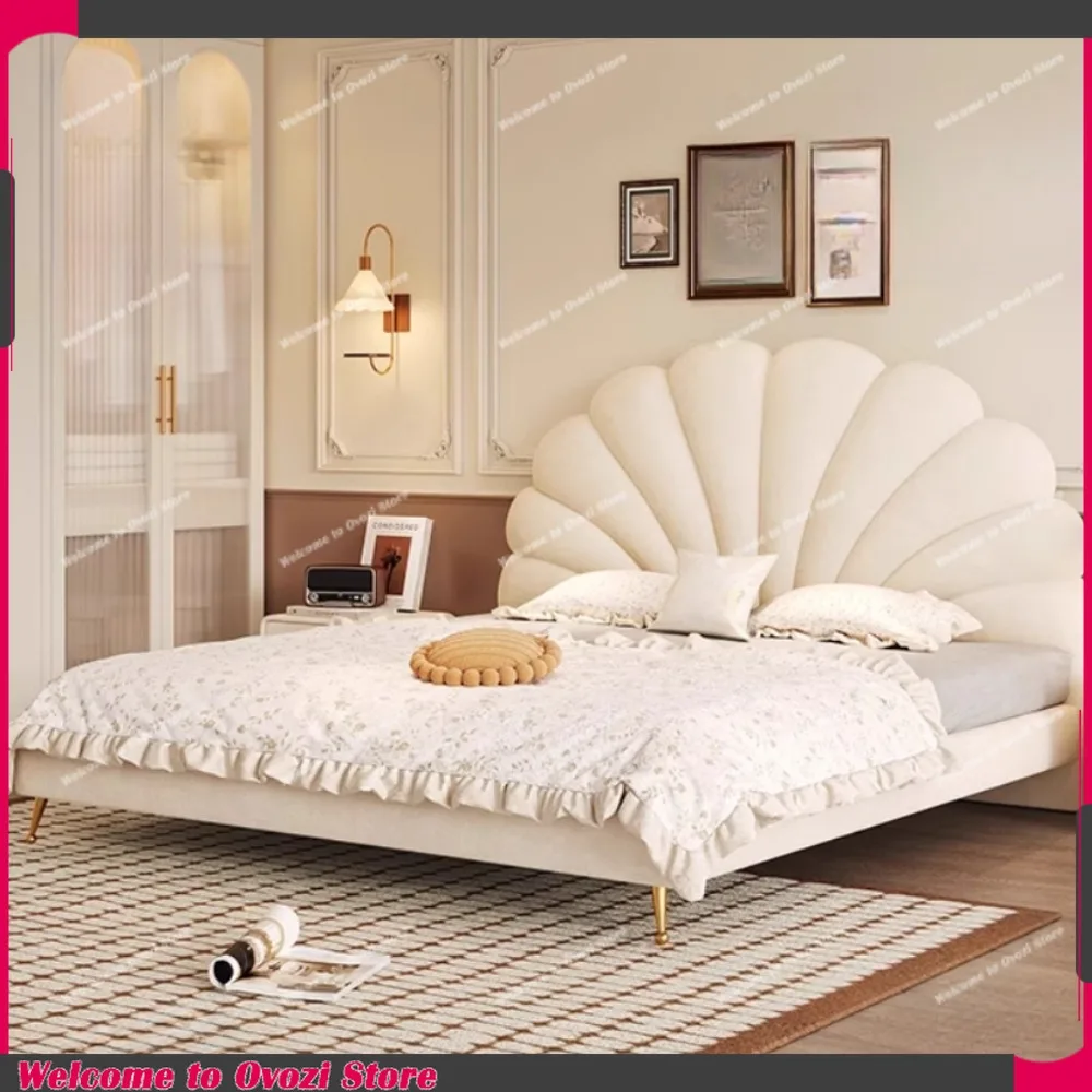 

Luxury Modern Beds Luxury Leg Support Queen Sized Headboard Double Bed Frame Lounge Camas De Dormitorio Home Accessories