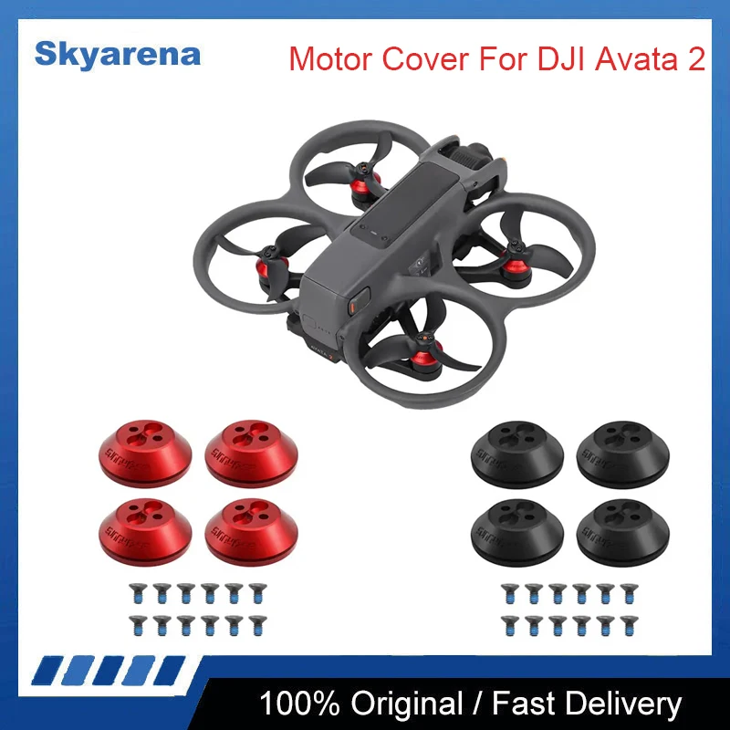 

Алюминиевая крышка двигателя для DJI Avata 2, крышка капюшона, аксессуары, крышка против лопастей, пыленепроницаемый протектор двигателя