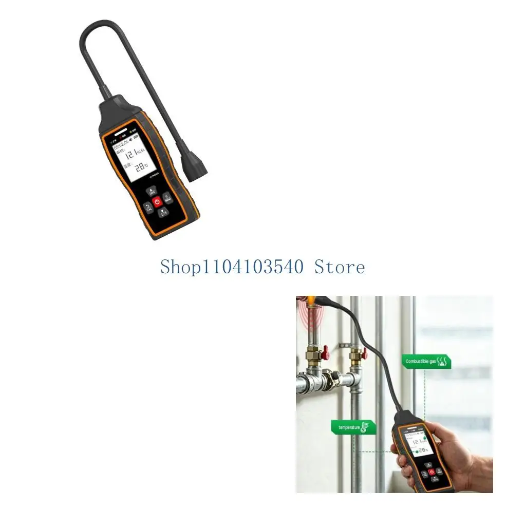 02DC Digital Screen Gas Testing Instrument with Rechargeable Handheld Body