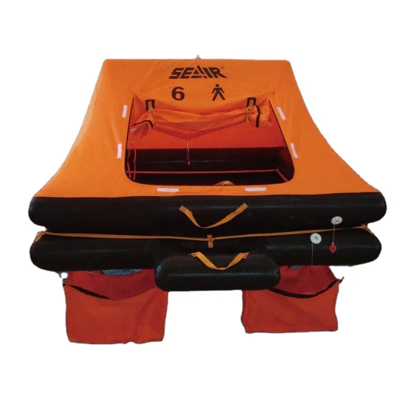Морской надувной спасатель для яхты на 4–8 человек Морской надувной спасатель для яхты на 4–8 человек