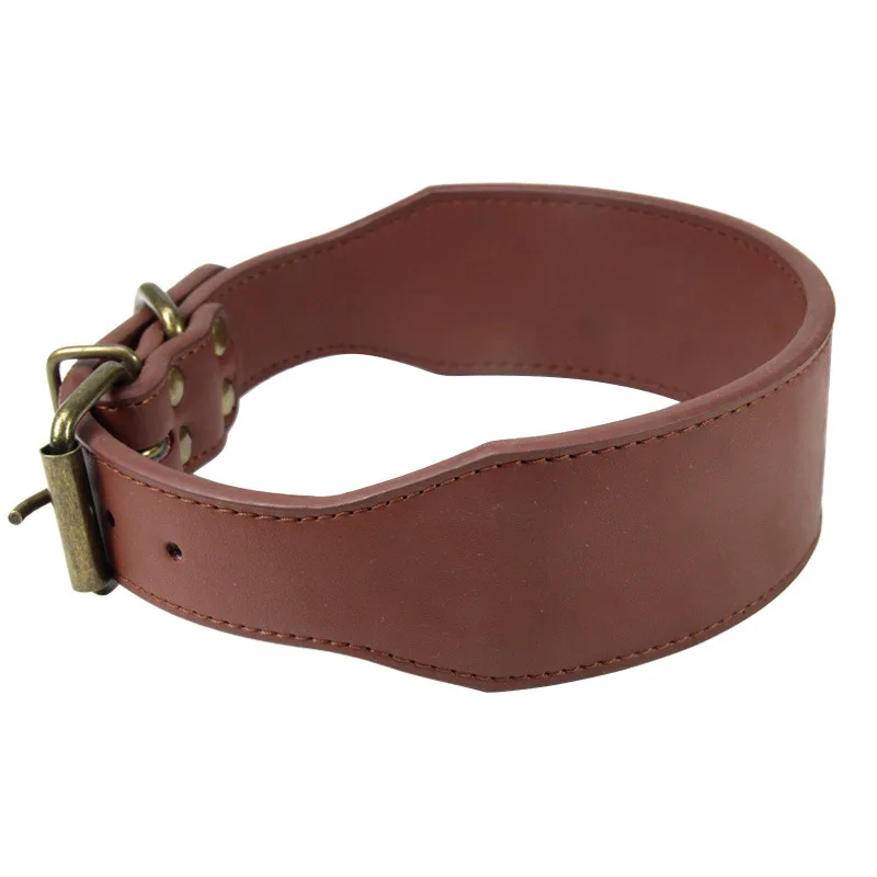 

Modern simple Microfiber Leather Pet cat Collar Solid Color with Soft Adjustable Leather Strap