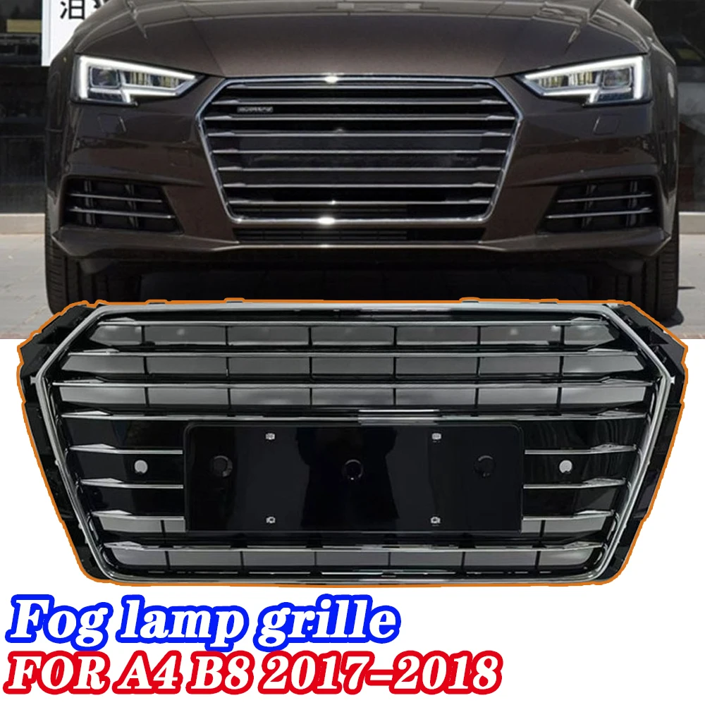 

Подходит для Audi A4L 17 18 A4B9, решетка переднего бампера, решетка воздухозаборника из АБС-пластика, решетка радиатора, передняя сетка