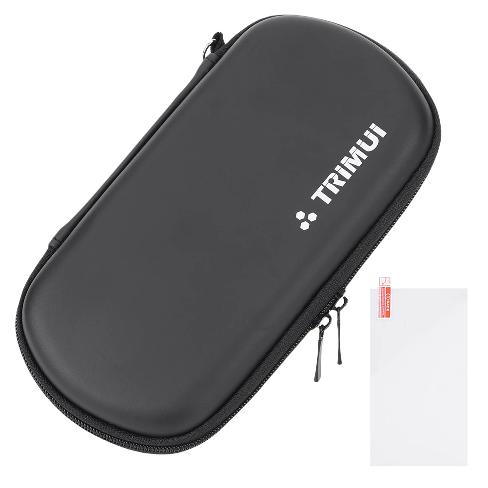 

Hard EVA Carrying Case with Tempered Glass Film EVA Protective Case Waterproof for Trimui Smart Pro Handheld Game Console