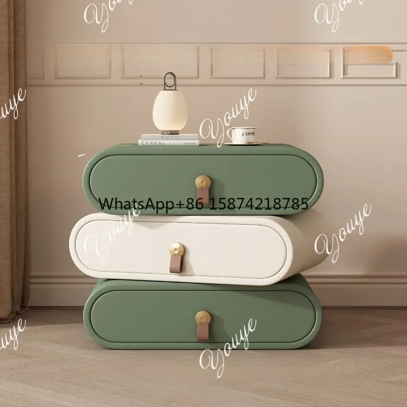 J ZL الأدراج المتنقلة منضدة غرفة نوم توفير المساحة المنظم بسيط السرير الجدول الفاخرة تخزين ميسا دي Cabeceira صالون الأثاث #5