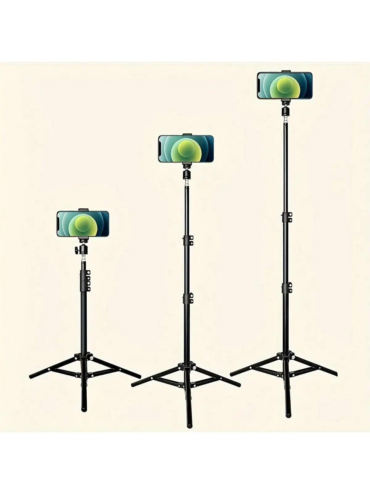 1pc 43.31inch Floor-standing Tripod, Mobile Video Live Broadcast Fill Light Stand, Photography Tripod