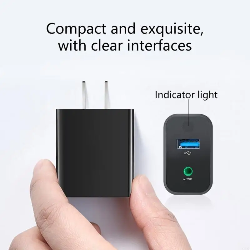 C90F 호환 5.0 오디오 송신기 수신기 수신기 Double USB Auxes Mode Auto Reconnects PC 홈 시어터