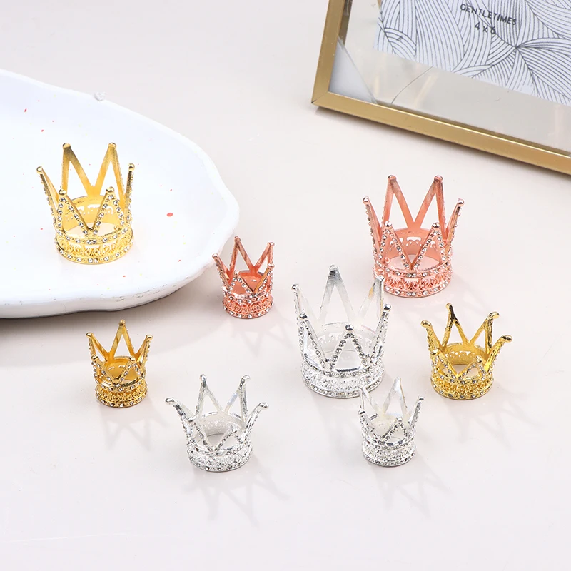 Doll Accessories Metal Crown Headwear Hairwear Hair Accessories For Doll House Toy