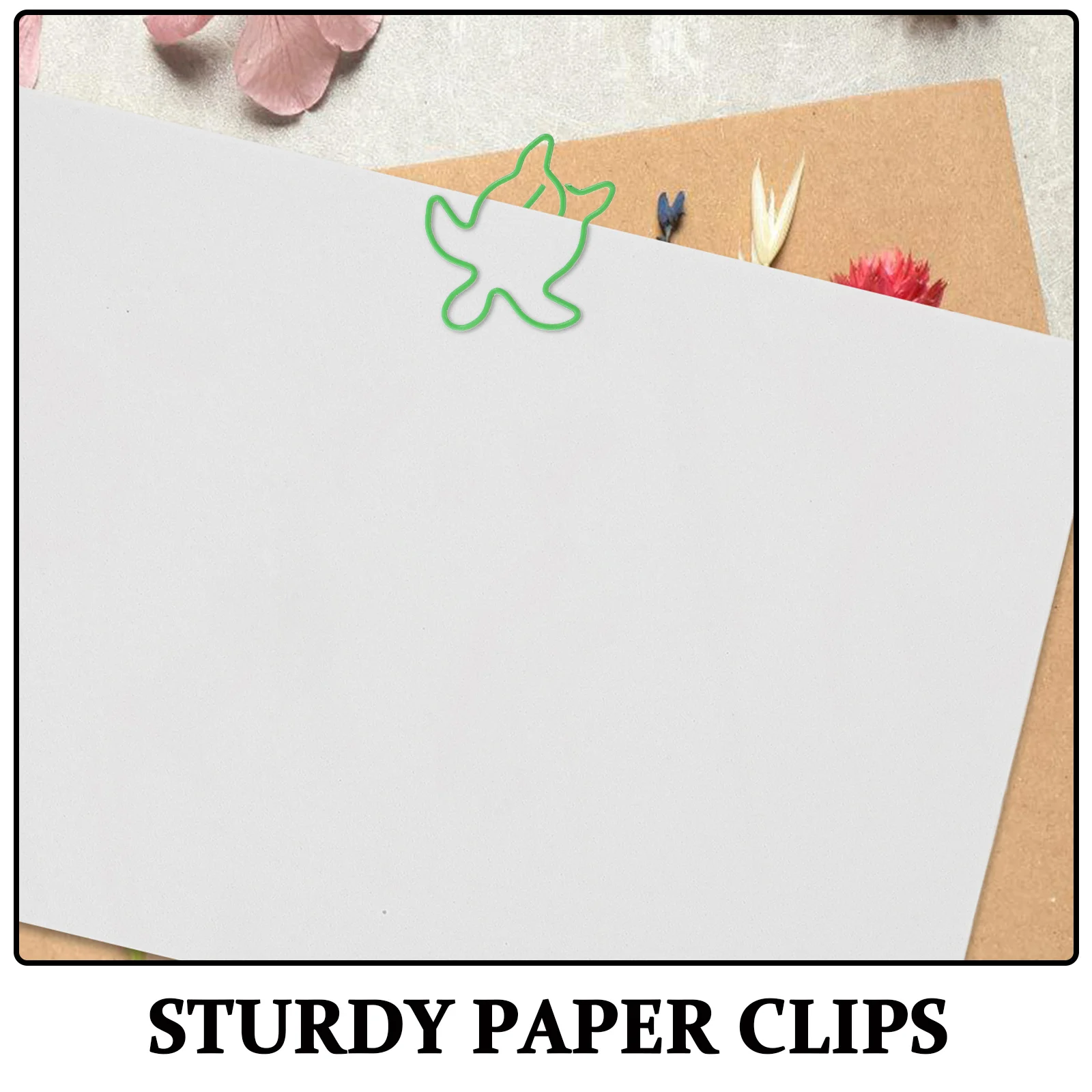 100 قطعة من مشابك الورق المعدنية على شكل سلحفاة البحرية، مشابك صغيرة لطيفة لمكتب المنزل والمكتب ومنظم الملفات، إشارة مرجعية للكمبيوتر المحمول #5