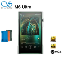 SHANLING M6 Ultra MP3 Player Bluetooth 5.0 Portable Player MP3 Music Player Android10 Walkmen HIFI Hi-Res Audio 3.5+4.4mm Output