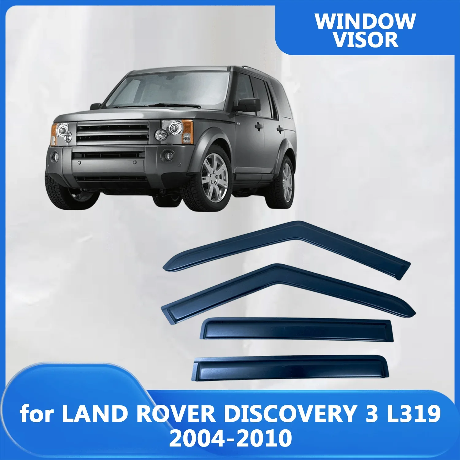 

Window Visor for LAND ROVER DISCOVERY 3 L319 2004 2005 2006 2007 2008 2009 2010 Wind Deflectors Rain Guards Door Visor Vent