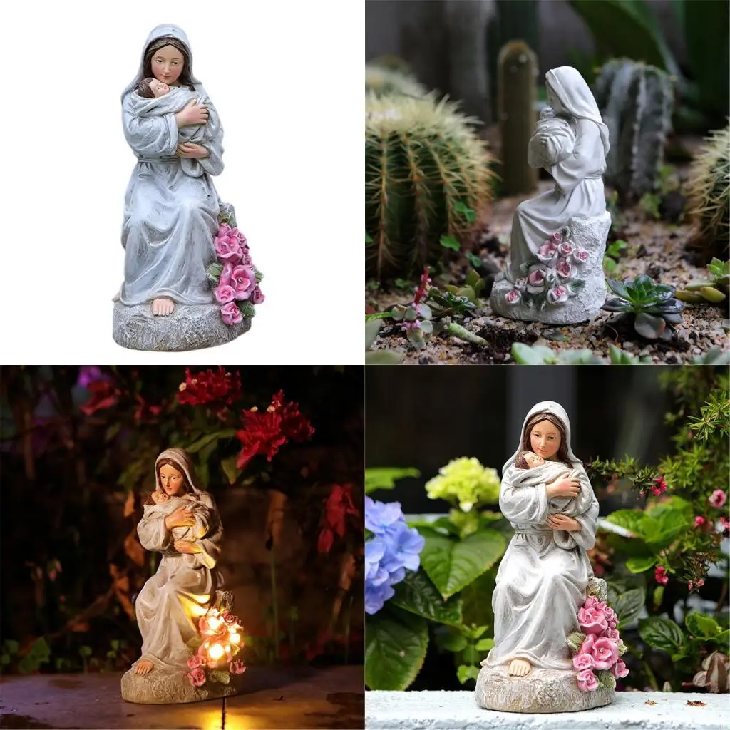 

Сентиментальный светодиодный светильник для матери и ребенка из смолы для рукоделия, художественного оформления дома, акцента,