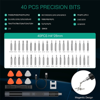 Most-50 In 1 Precision Electric Screwdriver Set With 3-Speed Torque Adjustable Magnetic Phillips- Torx Bits
