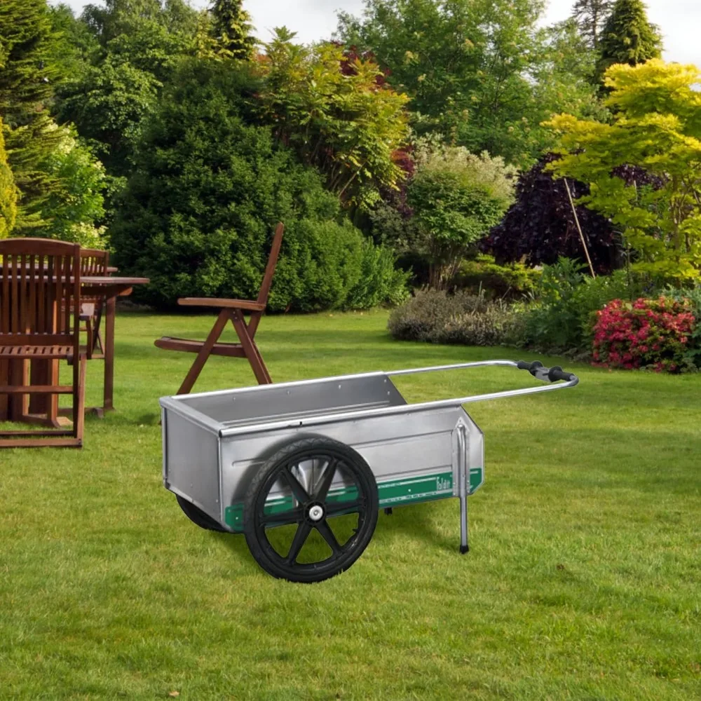 عربة أدوات محمولة قابلة للطي من الألومنيوم - مقاومة للصدأ، سعة 300 رطل، حل تخزين متعدد الاستخدامات