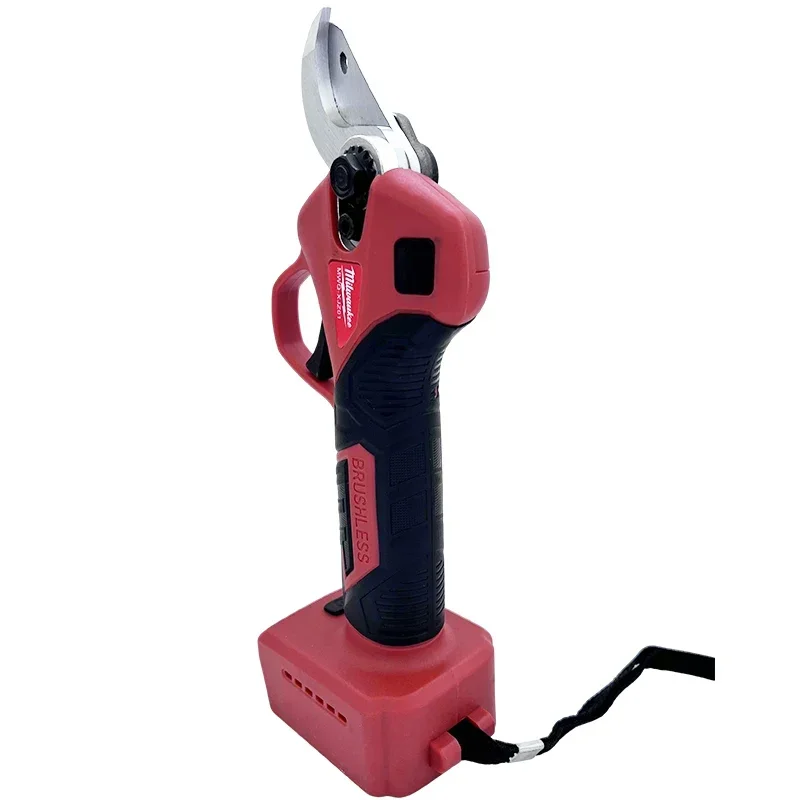 Milwaukee Brushless Electric Pruner 4 Gears Cordless Handheld Orchard Shrub Pruning Tree Branches Cutter For 18V Battery Tools