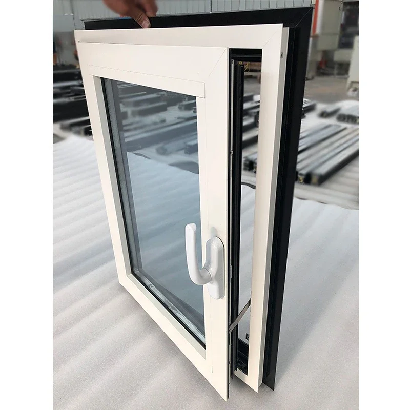 10 DAYS fast shipping hot sale rain proof Low-E tempered glass thermal break aluminium tilt turn doors and windows