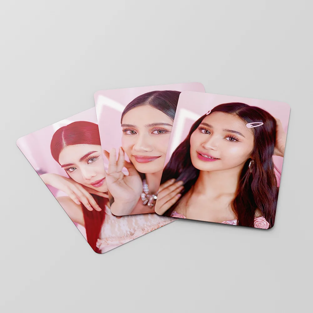 Juego de tarjetas fotográficas de alta calidad, tarjetas fotográficas impresas en HD de la nueva serie BINI JolliBINI Lomo, Gwen Stacey Maloi Aiah, regalos para fanáticos, 55 unids/set