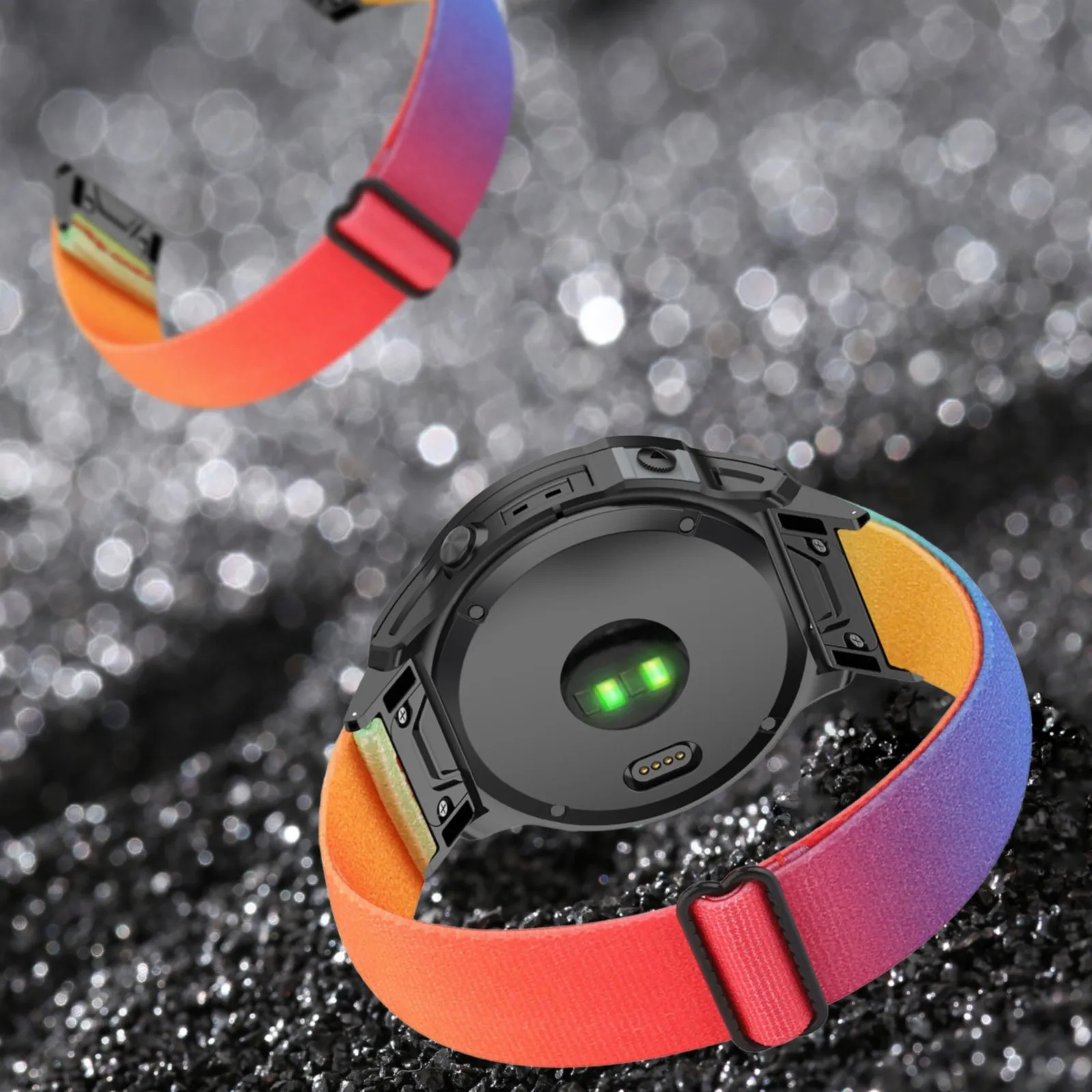 Регулируемый эластичный нейлоновый ремешок, подходит для Garmin Fenix 7s 20 мм, сменный ремешок для часов, модные аксессуары для умных часов