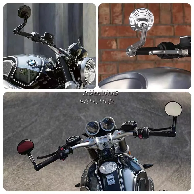 Motorcycle Mirrors HandleBar CNC Rear View Bar End Mirror For BMW R9T R NINET NineT Urban G/S RnineT Scrambler RNINET Pure 2020