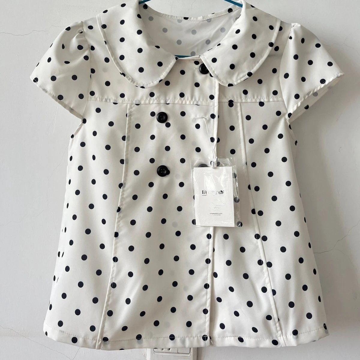 2000s Harajuku Vintage Kawaii Short Sleeve T Shirts Y2k Summer French Sweet Polka Dot Tees Women Japan Style Lolita Blouses Chic