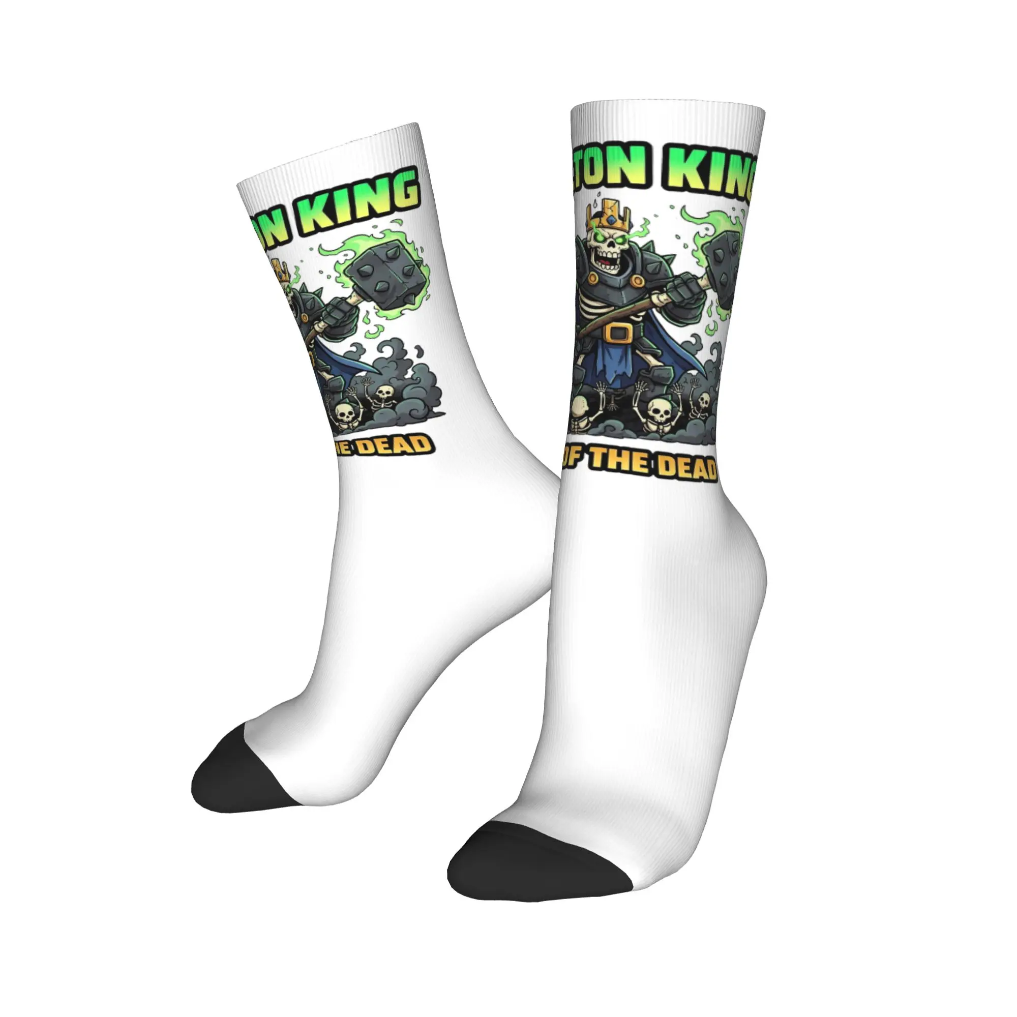 شتاء دافئ عادية النساء الرجال الهيكل العظمي الملك الصدامات روياليدز الجوارب عدم الانزلاق جوارب لكرة القدم