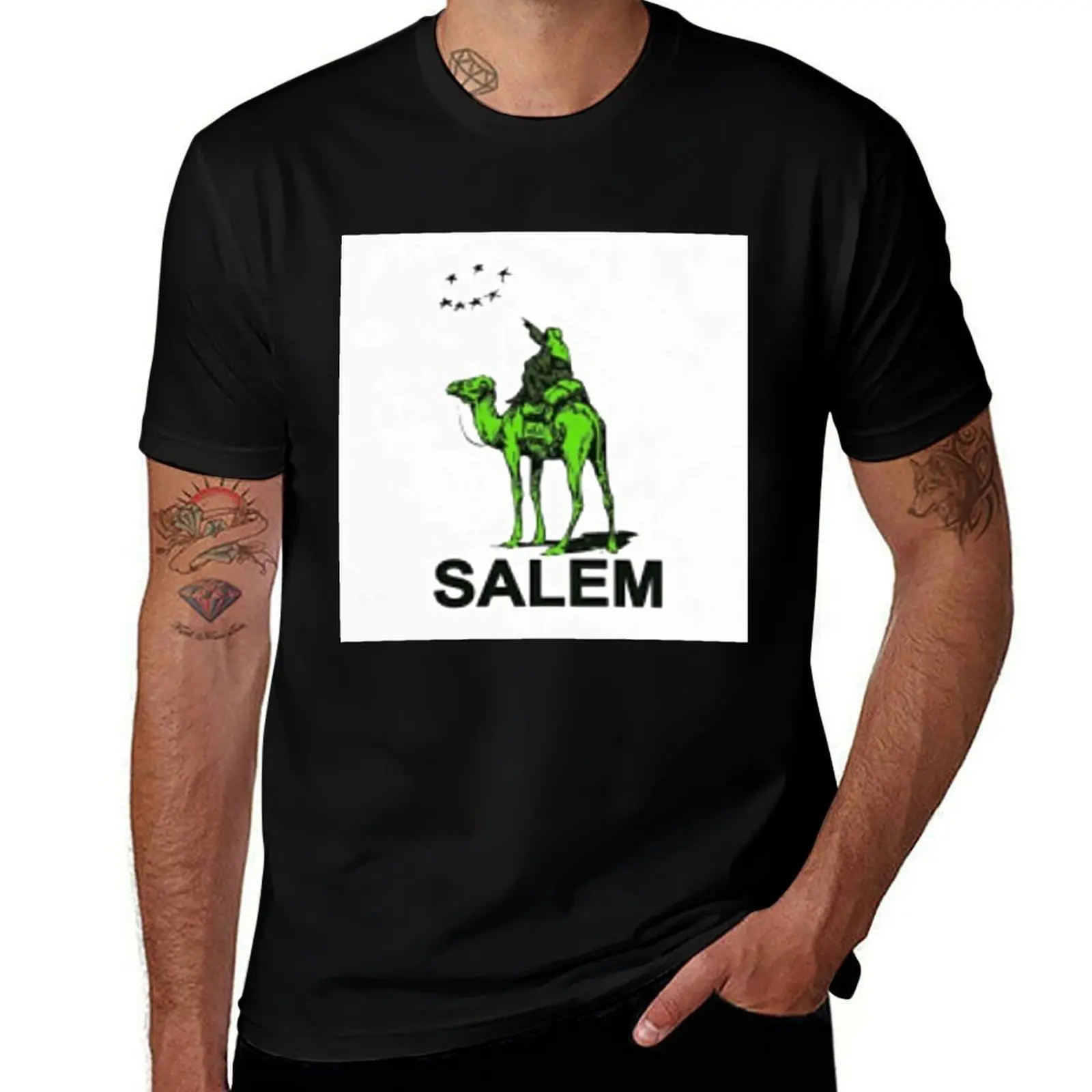 salem silk road shirt T-Shirt Work Casual Loose Fit T-Shirt