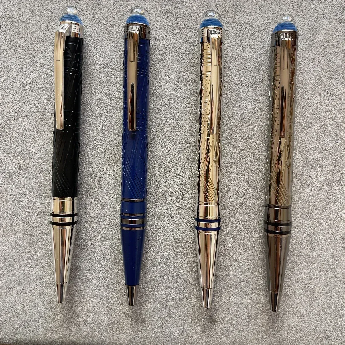 

Luxury Blue Star Metal Special Edition Writer Ballpoint Pen Signature Pens
