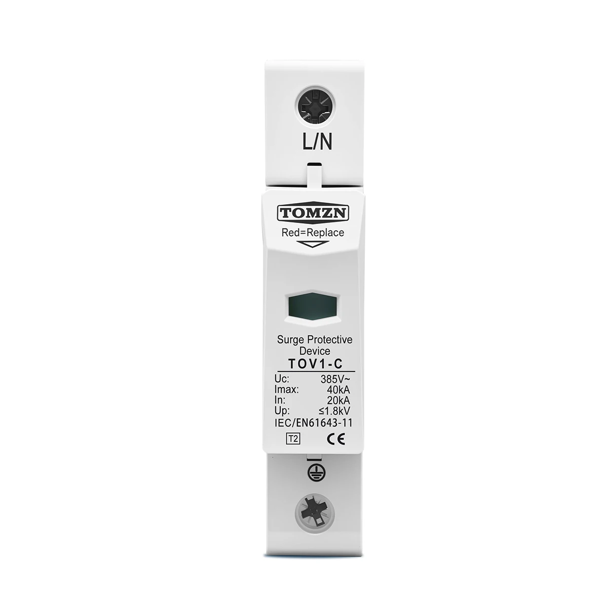 AC SPD 1P 20KA~40KA 275V  House Surge Protector protection Protective Low-voltage  Arrester Device