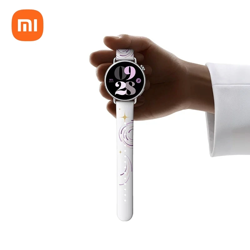 

(Only accessories) Original official Xiaomi WatchS4 41mm watch strap, Milanese color-changing Cona leather band 18mm