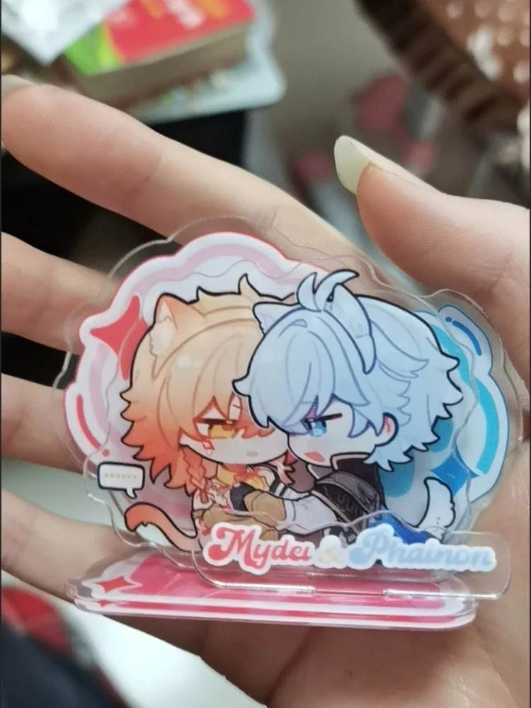 Honkai:Star Rail Double Insertion Mydei Phainon CP Acrylic Figure Stand Model Plate Desk DIY Decor Sign Ornament For Fans Gifts