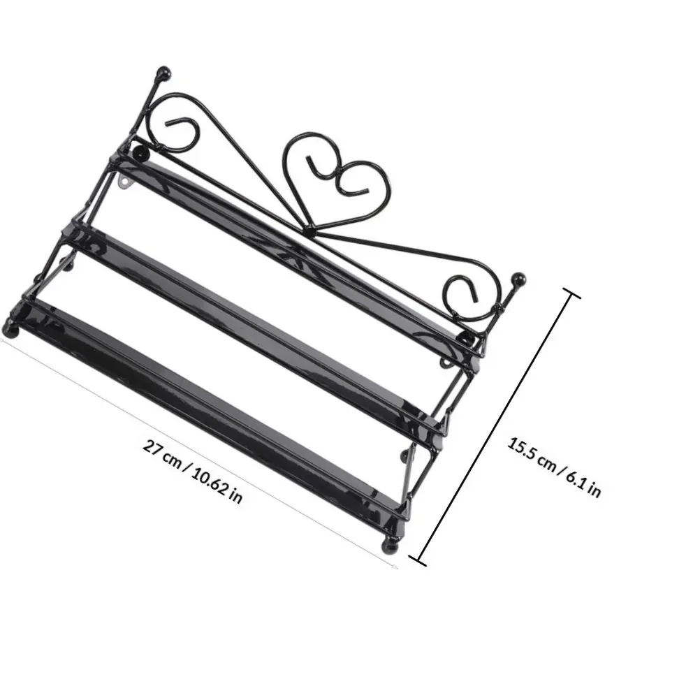 1Pcs Three-Layer Nail Polish Storage Rack Premium Iron Material Multi-Purpose Organizing Rack Tabletop Makeup Display