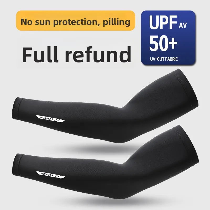 manga-de-protecao-solar-masculina-com-efeito-gelado-cobertura-de-braco-em-seda-refrescante-e-respiravel-protecao-uv-leve-pa