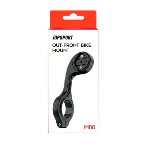 기존 IGPSPORT M80 홀더 확장 브래킷 자전거 헤드 라이트 마운트 바 Garmin Edge BSC200 Bsc300 IGS630 용 사이클링 컴퓨터