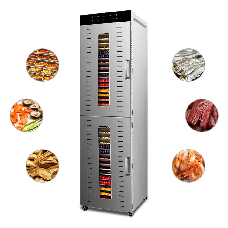 On Sale 40-Tray Stainless Steel Food Dehydrator Big Capacity For Fruits & Vegetables Fruit & Vegetable Machines