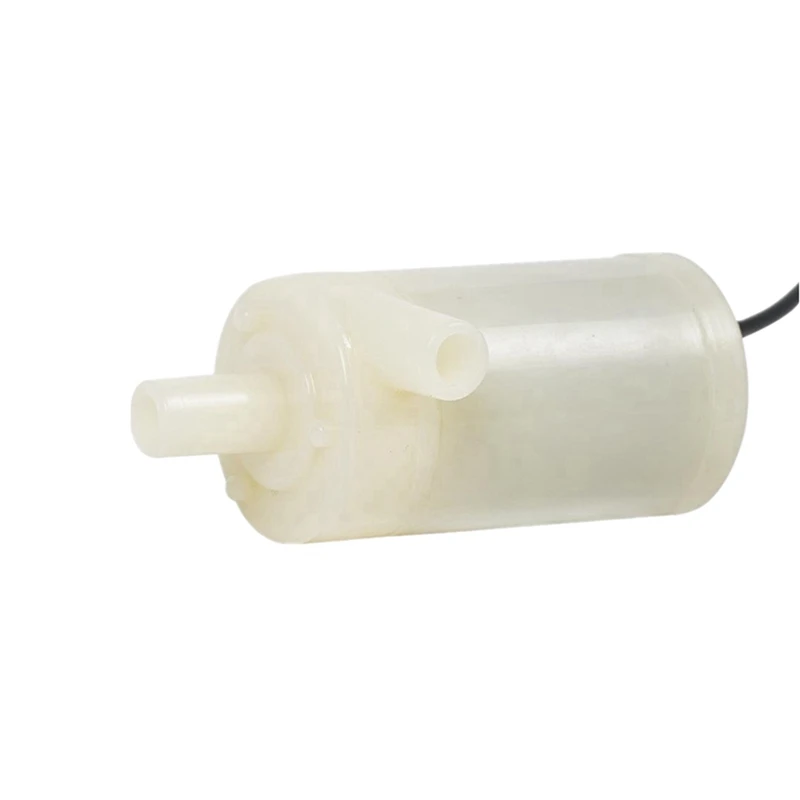 8 Uds Mini bomba sumergible silenciosa blanca para DC3V 5V para refrigeración por agua de ordenador alimentado por USB-AT64