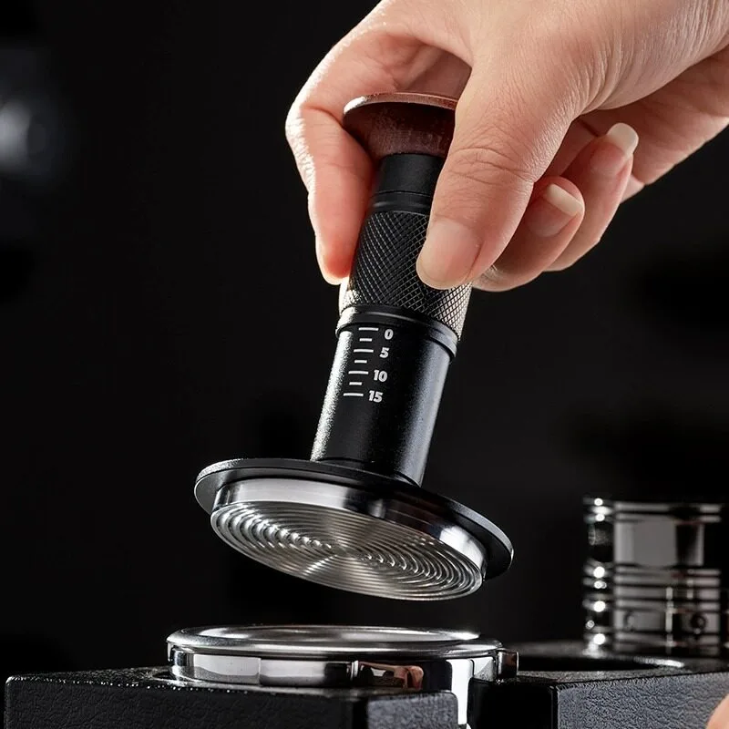 Coffee Tamper Impact 4 Spring Constant Pressure 30lb 51mm 53mm 58mm For Breville Espresso Accessory Barista Tool 304 Stainless