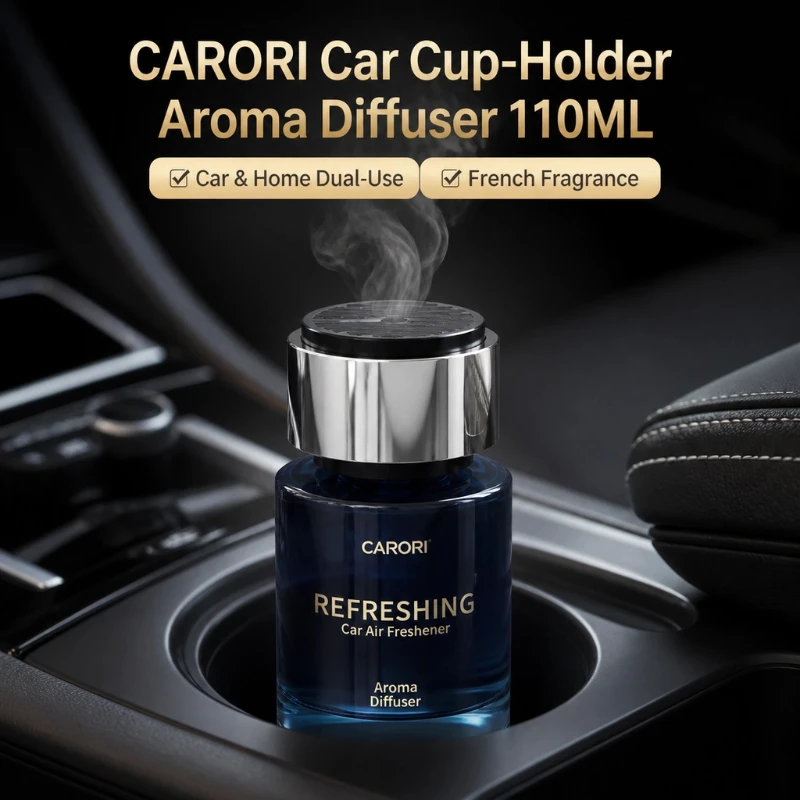 Car Cup‑Holder Perfume by Carori, High‑End Aromatherapy Ornament