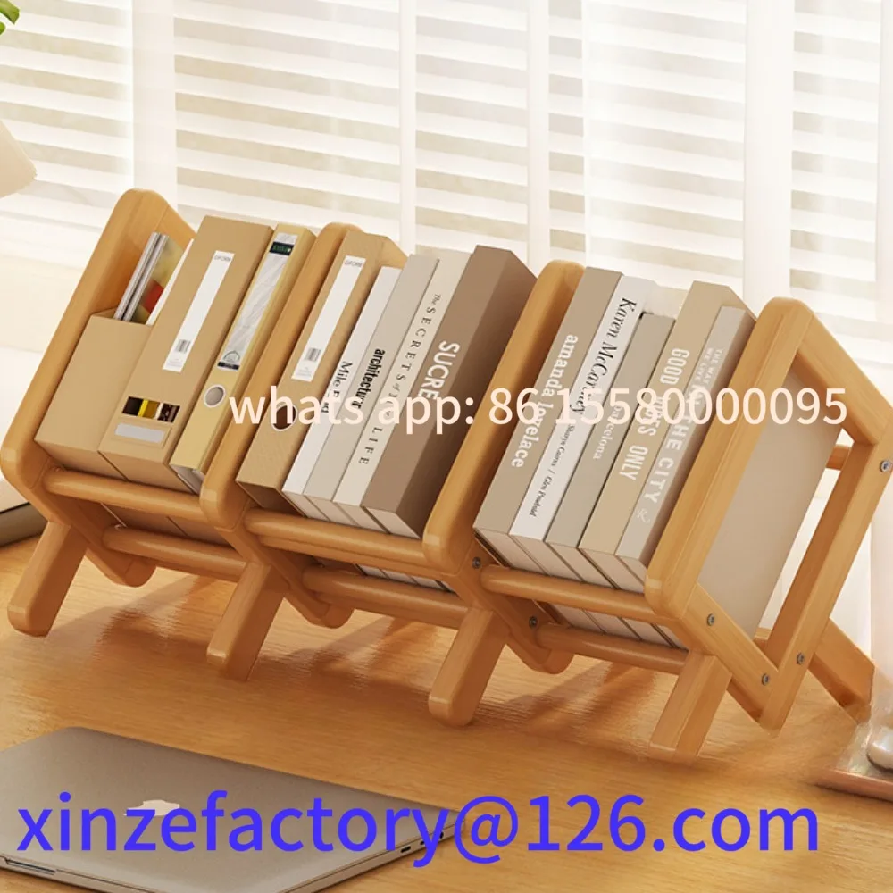 

Customizable Desktop Bookshelf Home Living Room Decorative Shelf Simple Economic Type Magazine Rack Small-scale